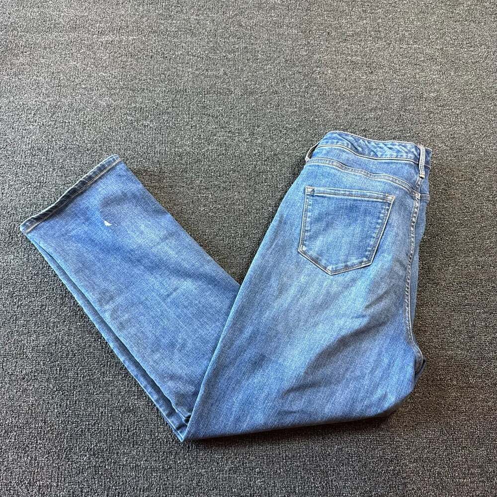 Nine West High Rise Curvy Jeans Size 12 Regular Blue Denim